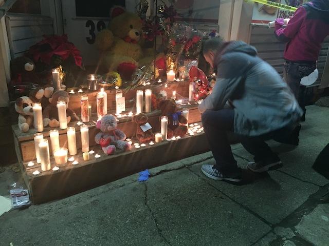 A vigil was held on Wednesday night, Dec. 9. 