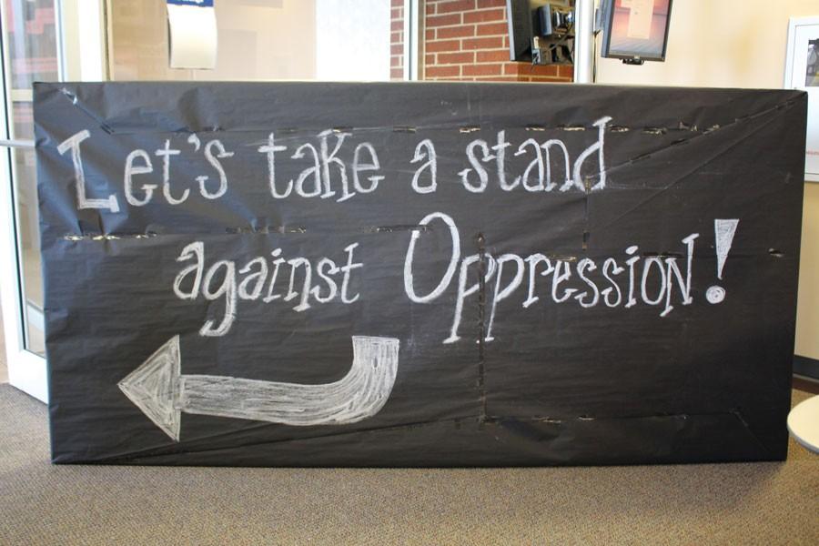 The Tunnel of Oppression was hosted by ZPN on the third floor of the Student Union on Wednesday, March 18. 