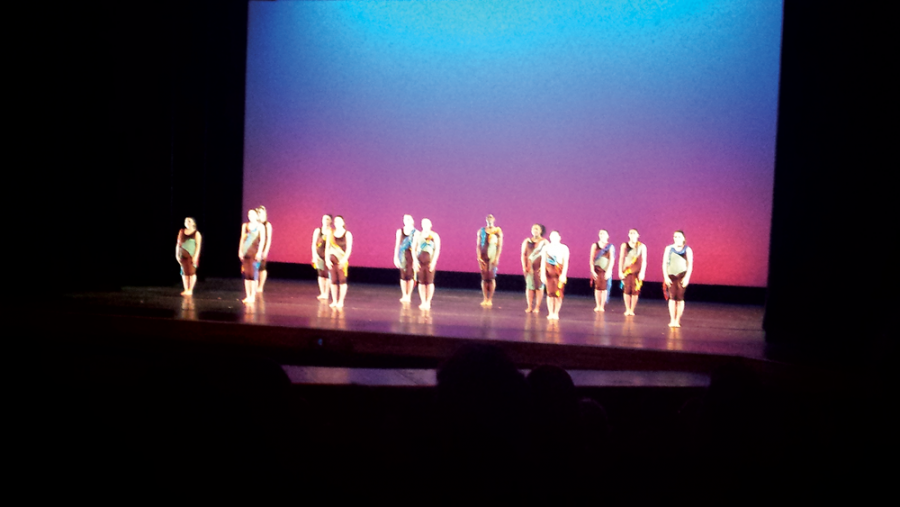 A number of different dance pieces were performed at  the UA Dance Company's spring recital