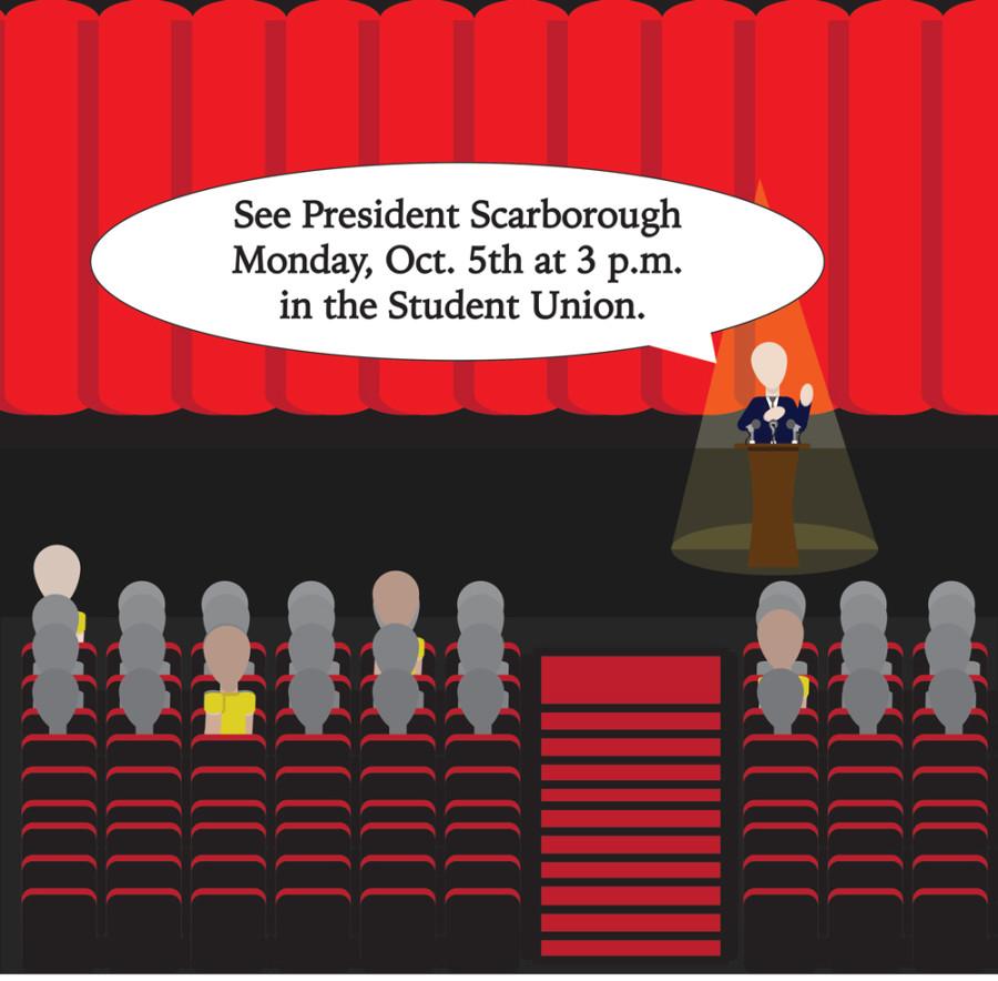 Scarborough to speak at USG Town Hall forum