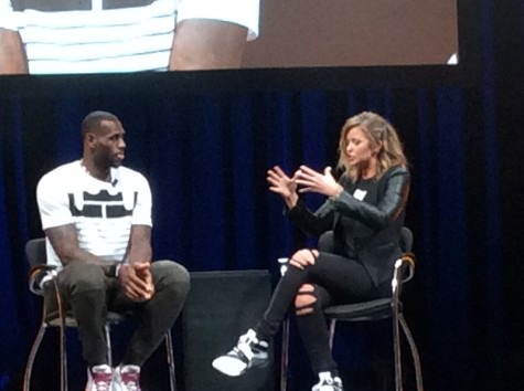 In his conversation with Kristen Ledlow, LeBron revealed each shoe will have the word Akronite printed on it. 