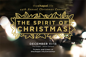 44th annual Christmas concert from Dec. 11 through Dec. 13.