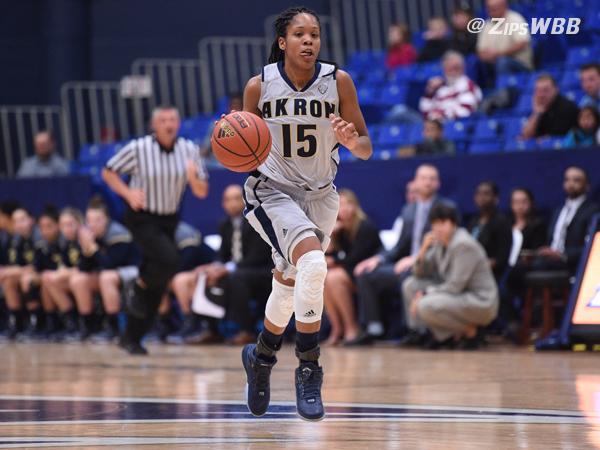 Senior Anita Brown led the Zips with a game high of 23 points.