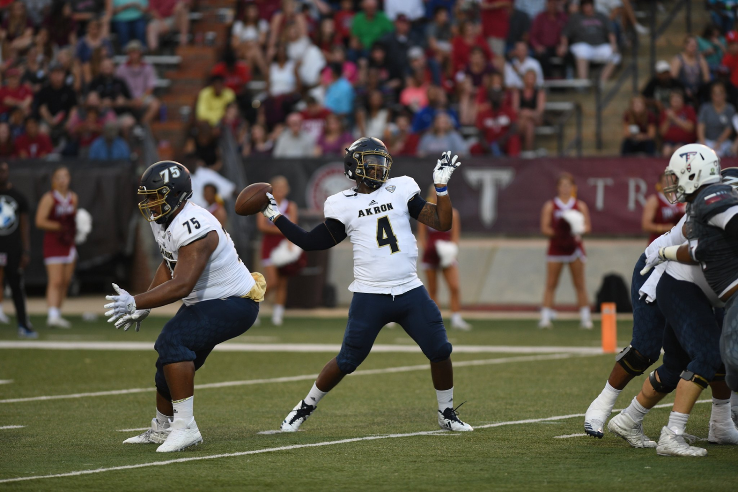 Zips Fall Late in Tight Battle Against Troy - The Buchtelite