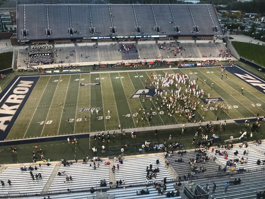 Homecoming festivities were spoiled by Akrons 47-17 loss to Miami (Ohio) on Saturday at InfoCision Stadium. 