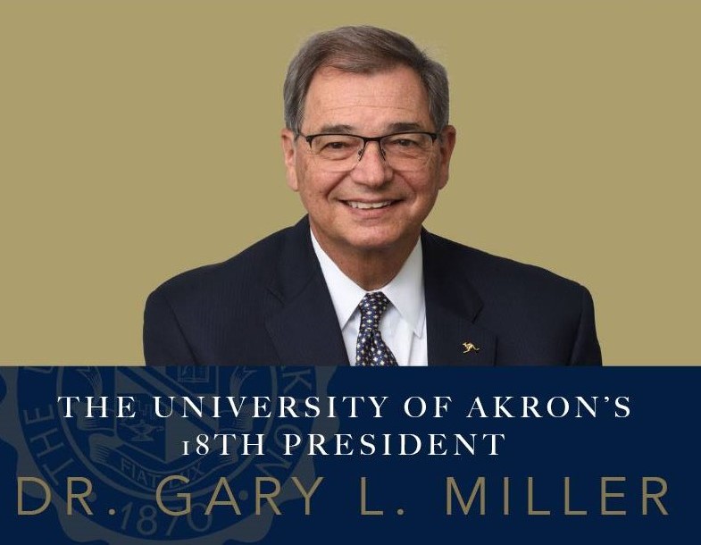 President-elect Gary L. Miller thanks those who participated in the search process for trusting him to lead The University of Akron.