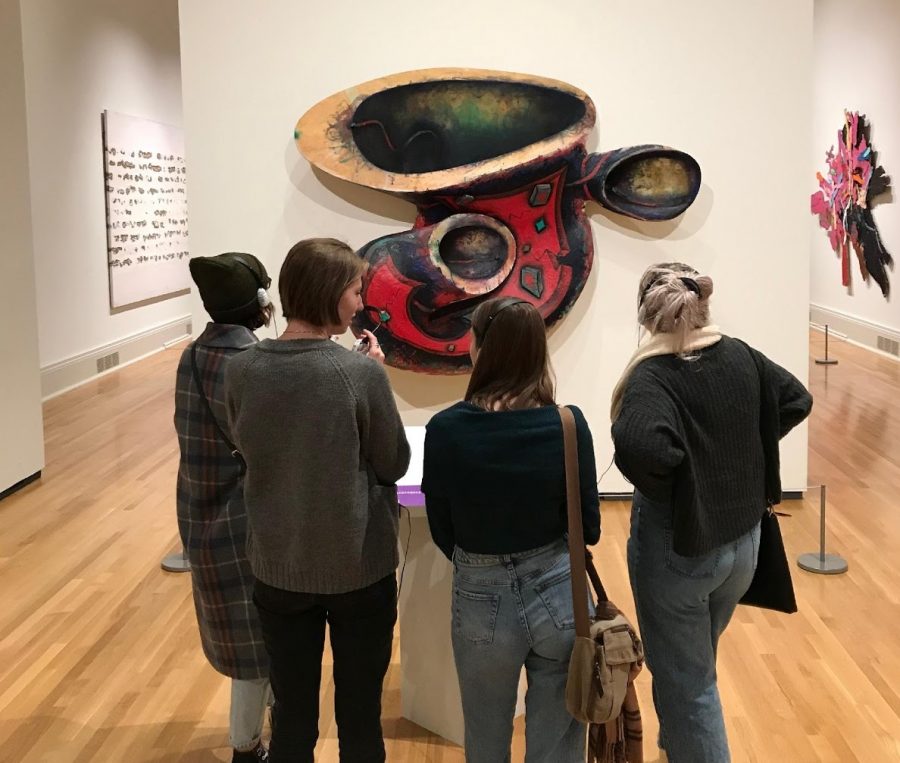 Myers students view “Everything Is Rhythm”: Mid-Century Art & Music”