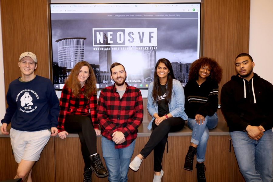 Members (left to right) Trevor Sidewand, Anne Wagner, Antony Filing, Niki Hirani, Faith Rush and Victor Wells after a recent NEOSVF meeting.