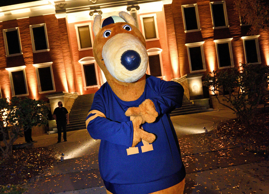 Zippy joined in on the festivities for UA’s 150th anniversary.