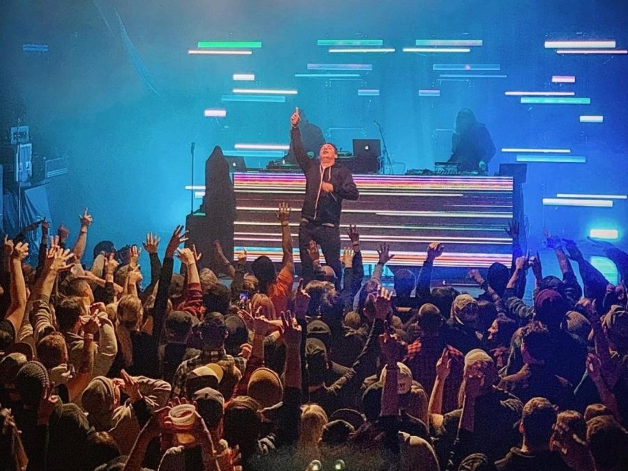 Rap duo Atmosphere performs at Town Ballroom in Buffalo, NY in Jan. 2020, prior to the COVID-19 pandemic.